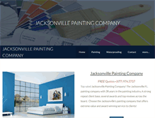 Tablet Screenshot of jaxpainting.com